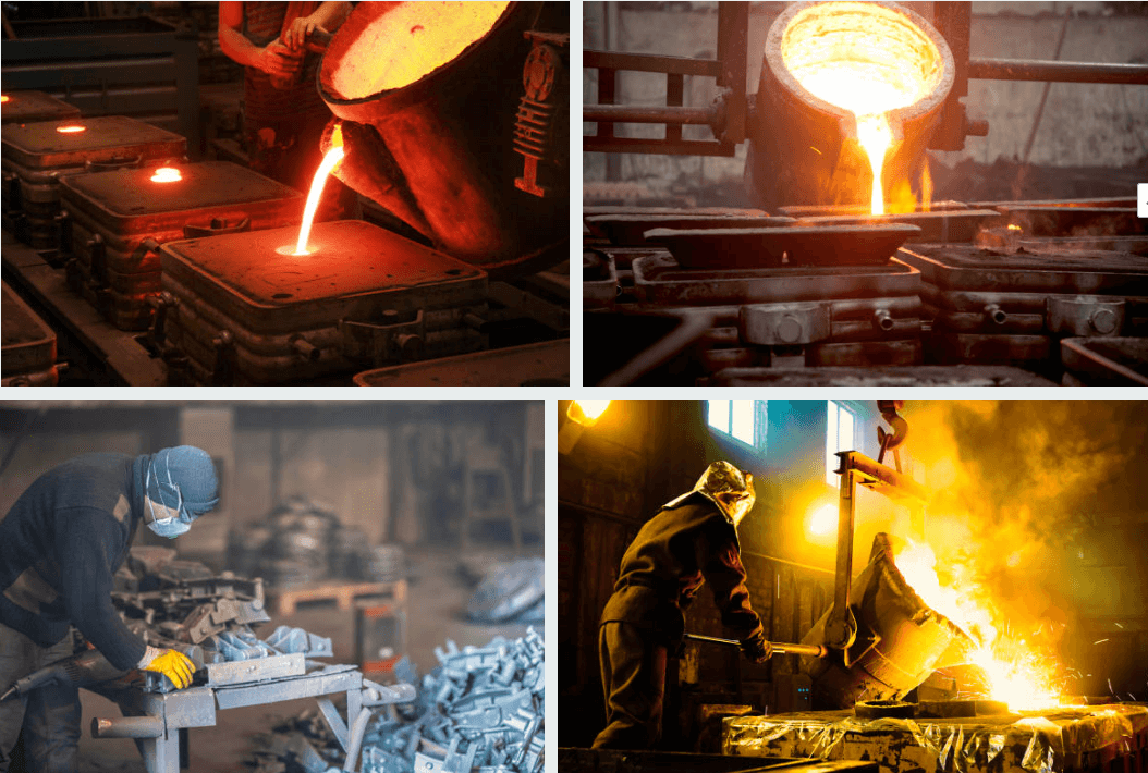 barit metal döküm potaları